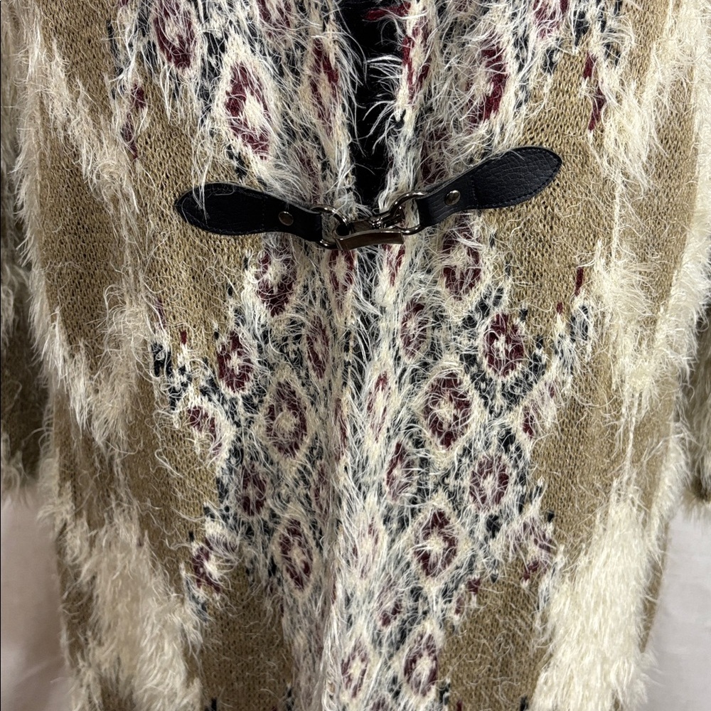 BCBGMaxAzria Soft and Fuzzy Long Cardigan - Picture 4 of 8